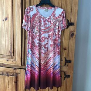 ***** 5 for $25 Oneworld Paisley Print Dress